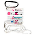 Breast Cancer Awareness SPF 15 Lip Balm With Lanyard